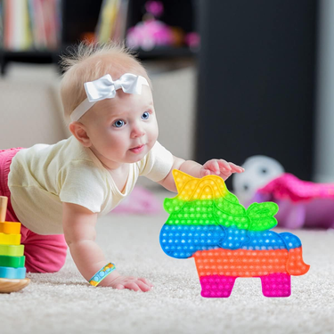 JUMBO POP-IT UNICORN FIDGET TOY